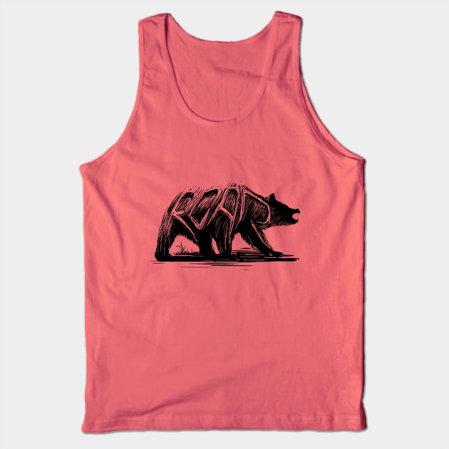 bear says : Tank Top by martinskowsky